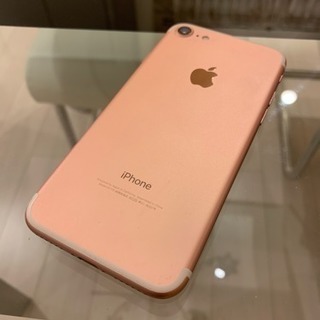 美品・付属品付き IPHONE7 128GB ローズゴールド