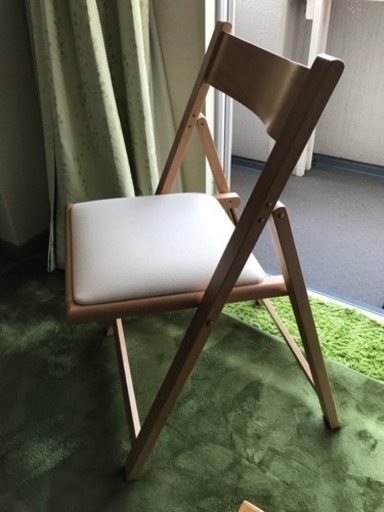 無地 折りたたみ 椅子 定番品 来客用 いつ来れる 江戸川の椅子の中古あげます 譲ります ジモティーで不用品の処分