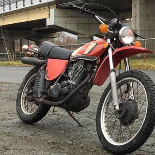 ★超希少！ ヤマハ XT500 元祖SR400! 1E6 昭和51年 始動動画あり ★交換下取り上取り可札幌