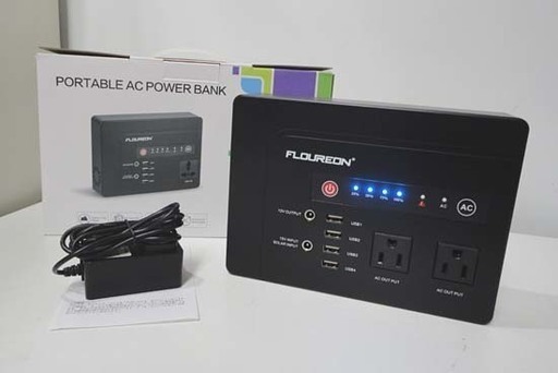 白石店 FLOUREON ポータブル電源 42000mAh 4USB/2AC/DC アウトドア/防災対策に！札幌市