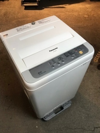 中古 5.0kg洗い 2016年製 Panasonic 全自動電気洗濯機 NA-F50B10