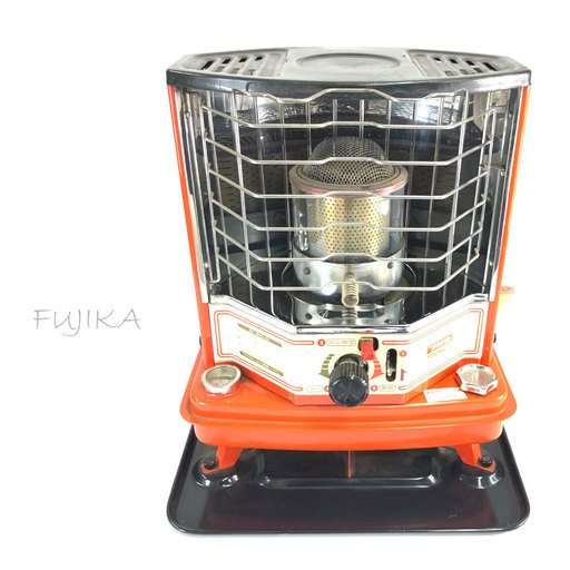 FUJIKA フジカ YOUNG Ⅱ 反射式 石油ストーブストーブ KG-2D型 3.0L オレンジ ポップ 昭和 レトロ 東
