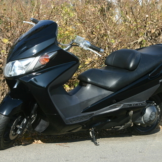 自賠責保険付-埼玉発193】6656Km SUZUKI スカイウェイブ250(CJ43A) 希少SSモデル 新品ミラー付