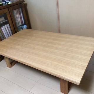 【美品・一年使用】ニトリ 天然木センターテーブル ローテーブル
