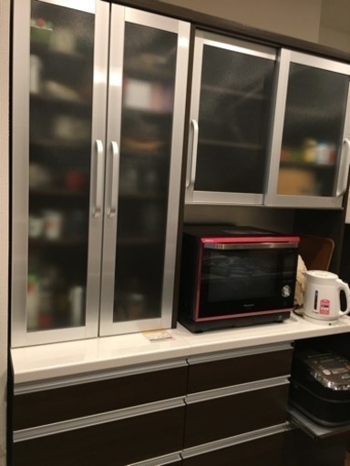 【値下げしました】パモウナ 食器棚 キッチンボード