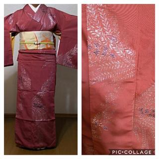キラキラ着物 ☆マジョリカお召 ピンク