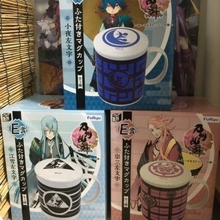 刀剣乱舞 みんくじ ふた付き マグカップ E賞 左文字