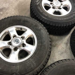 純正アルミ付き スタッドレスタイヤ ランクル ランドクルーザー 100