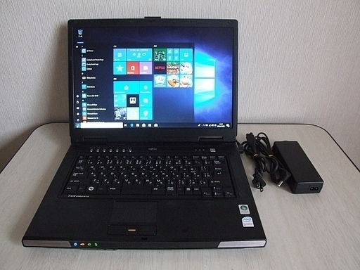 高速SSD120GB搭載　Fujitsu FMV-BIBLO NF70X ノートパソコン