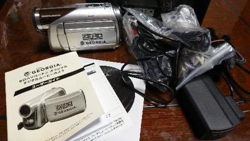 ビデオカメラ ジョージア景品 （平成元年 ジョージアの景品で当選）
