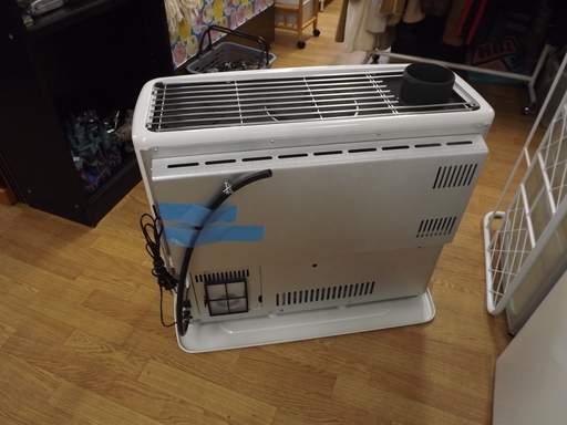 札幌市内配送可 美品 21年製 サンポット 煙突式角型石油ストーブ KSH