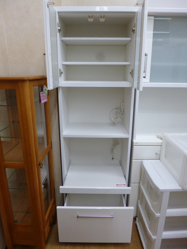 適当な価格 ニトリ 白） 食器棚（キッチンボード/レンジボード 