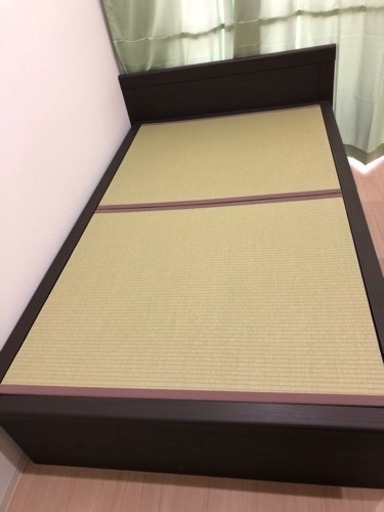 畳ベッド（セミダブル）収納付き