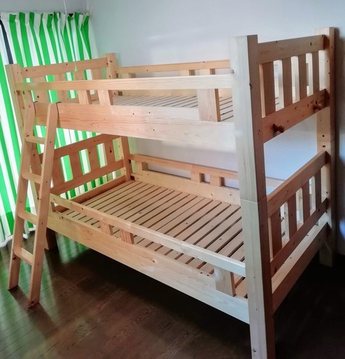 木製☆超耐震2段ベッド