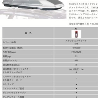 【大容量】Thule スーリージェットバッグ 中古