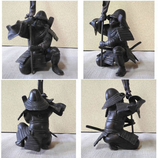 銅器 人形 置物 e166