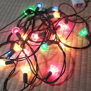☆クリスマスツリー用電飾☆4色点灯動作確認済み