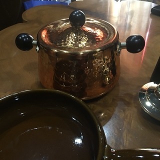真冬に活躍‼️純銅製のホォンジュ鍋フルセット