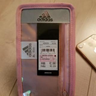 値下げ→スマホケース　ランニング用　未使用　adidas