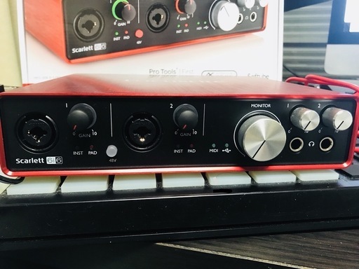 Scarlett 6i6 G2 Focusrite オーディオインターフェイス 美品