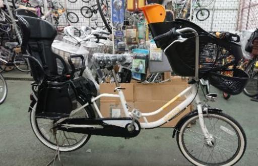 整備済み‼️子供のせ付き自転車①