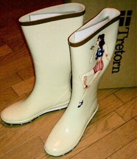 新品 王室御用達! Tretorn トレトン♪レインシューズ ブーツ 長靴 S 22.5cm
