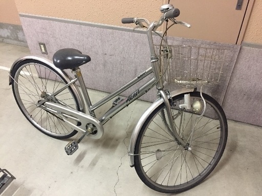 26 自転車 ナショナル製 アルミフレーム 京都市伏見区深草 乗って帰れ 