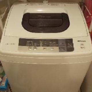 日立 5.0kg 全自動洗濯機 NW-5WR-W 2016年製【...