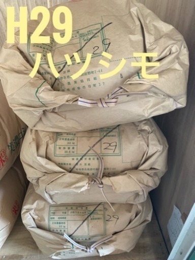 29年度ハツシモ玄米30kg