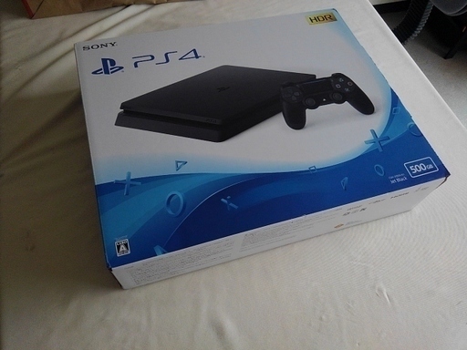 【宅配送料無料】PS4　新品未開封　本体　500G　ブラック　12月購入　保証1年付き