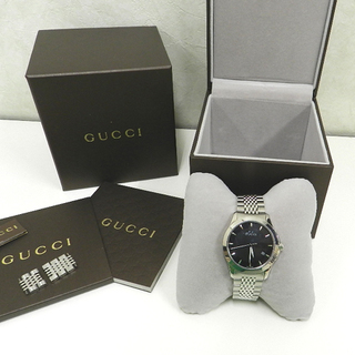 GUCCI 腕時計　箱付き グッチ Gタイムレス レクタングル 腕時計 メンズ GUCCI YA138404
