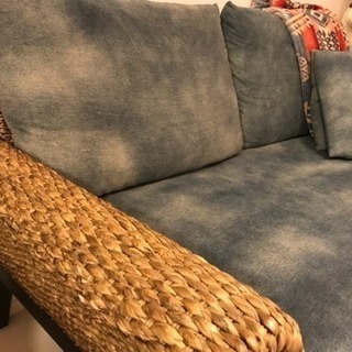 wtw風 デニムソファ カリフォルニア風 西海岸風