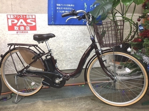 特選中古車（ほぼ新車）ブリヂストン　アシスタベーシック　２６インチ　ブラウン