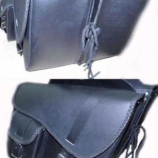 ■新品未使用牛厚革サドルバッグ■値下げしました