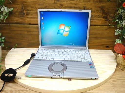 7000円★Panasonic　レッツノート　DVD書込　無線内蔵★Windows7★激安入門用〇E002〇