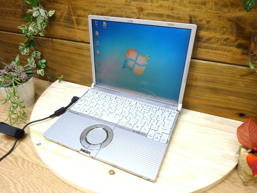 7500円★Panasonic　レッツノート CF-W4　DVD書込　無線内蔵★Windows7★激安入門用〇E003〇