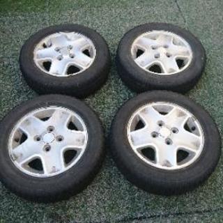 商談中】スタッドレス4本セット 155/65/13 スズキ純正アルミ