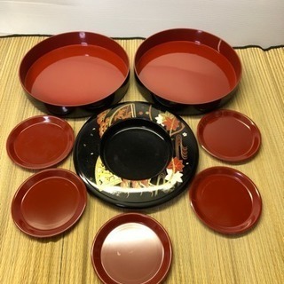 丸型【取皿付】寿司盛り、ちらし寿司、プレート