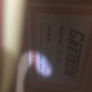 グレッチ6120DSVハードケース付き