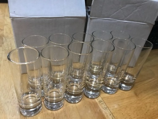 東洋佐々木グラス 花かざり ショットグラス 11個セット 109 出戸の食器 コップ グラス の中古あげます 譲ります ジモティーで不用品の処分