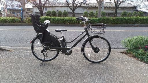 激安！！ブリヂストン子供乗せ電動自転車 ハイディⅡ カーキです。HY6B49