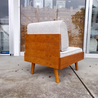 nao！！！unico ALBELO  チーク　ベージュ1シーター ソファ ◇unico/ウニコ◇ALBERO/アルベロ◇1人掛けソファ/1P/チェア◇北欧スタイル