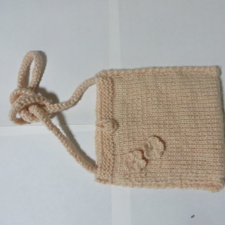手編みポッシェット