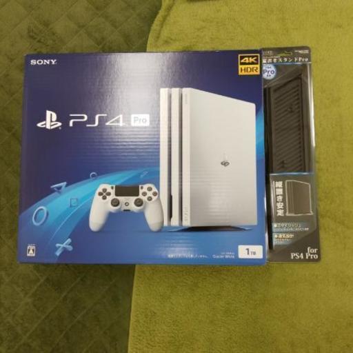 新品未使用　PlayStation４pro 1TB　縦置きスタンド