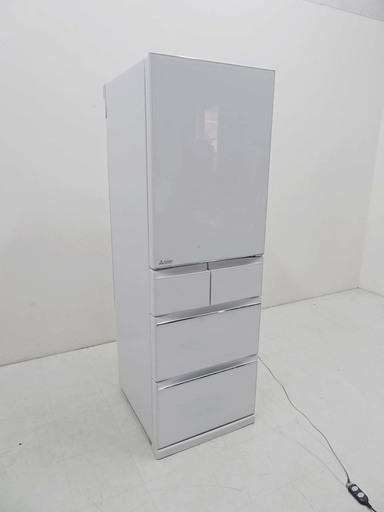保証1年付 MITSUBISHI 三菱 5ドア ファミリー冷蔵庫 MR-B46Z-W2 455L  2016年製