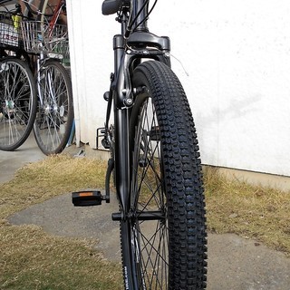 売り切れ受付終了新車FAT BIKEファットバイク 26インチ外装6段変速LED