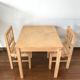 IKEA イケア 子供用 キッズ テーブル チェア セット 