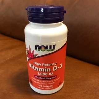 NOW ビタミンD-3 サプリメント