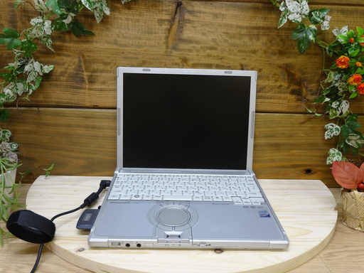 7800円★Panasonic　レッツノート CF-W7　DVD再生、無線対応★Windows10★激安入門用〇E009〇