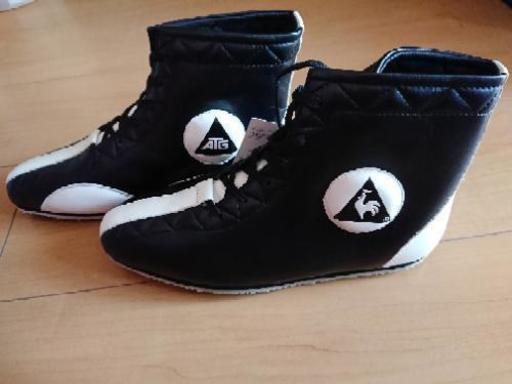 【新品】le coq sportif(ルコックスポーツ)ショートブーツ★天然皮革★モノトーン★23.5㎝